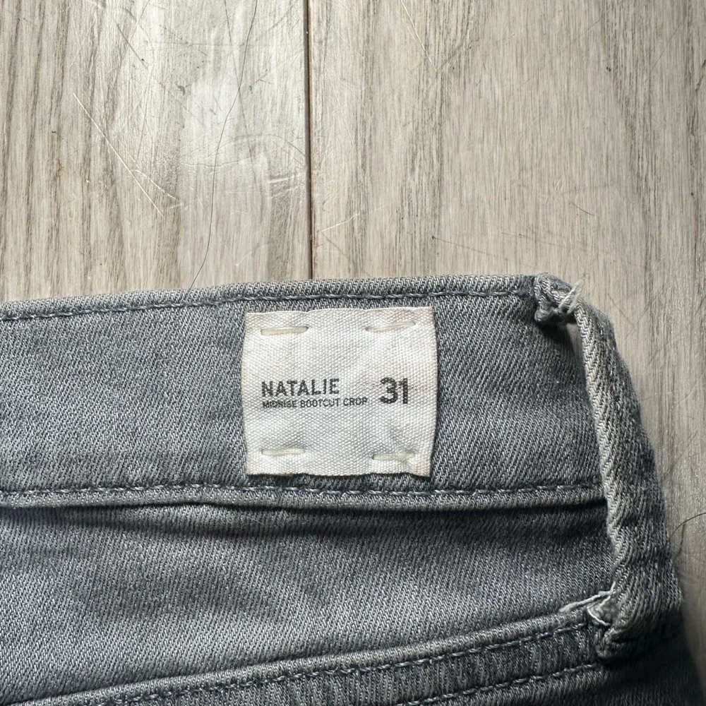 Hudson Jeans Women's Distressed Gray Flare Jeans - Picture 5 of 5